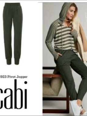 Cabi Pivot Green Joggers